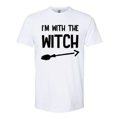 I'm With The Witch Softstyle CVC T-Shirt