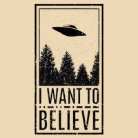 I Want To Believe Ufo Believer Alien Conspiracy Bag