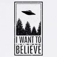 I Want To Believe Ufo Believer Alien Conspiracy Cooling Performance Crew T-Shirt