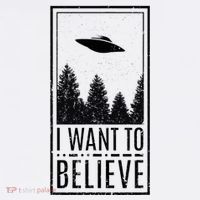 I Want To Believe Ufo Believer Alien Conspiracy Baby Bodysuit