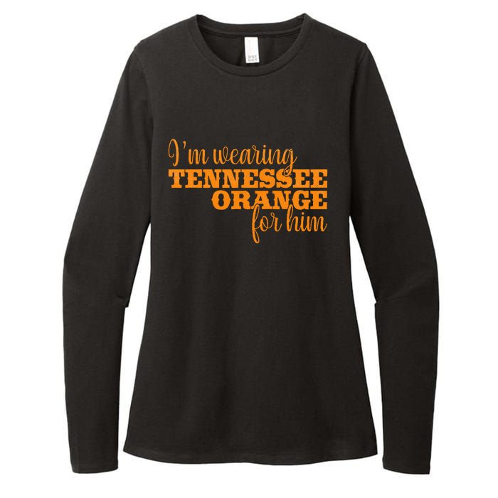 IM Wearing Tennessee Orange For Him Tn Orange Womens CVC Long Sleeve Shirt