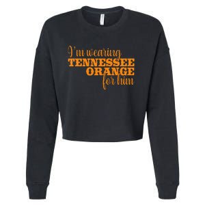 IM Wearing Tennessee Orange For Him Tn Orange Cropped Pullover Crew