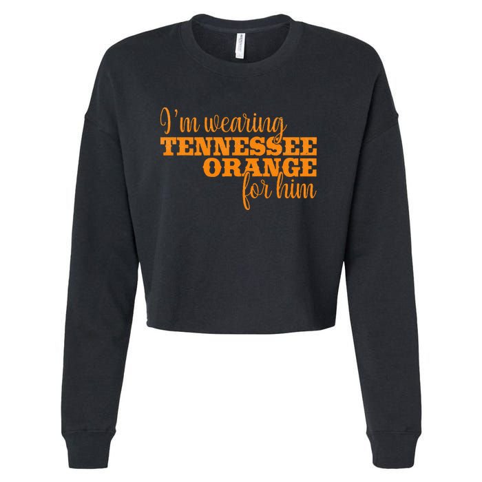 IM Wearing Tennessee Orange For Him Tn Orange Cropped Pullover Crew