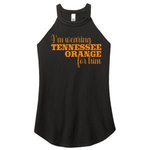 IM Wearing Tennessee Orange For Him Tn Orange Women's Perfect Tri Rocker Tank