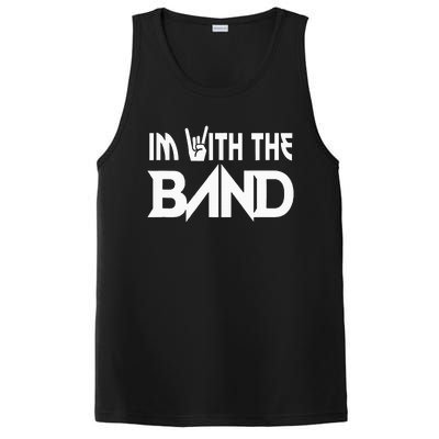 Im With The B.A.N.D Groupie Funny Music Funny Concert PosiCharge Competitor Tank