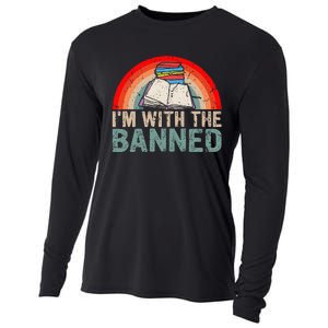 Im With The Banned Read Banned Books Lover Bookworm Cooling Performance Long Sleeve Crew