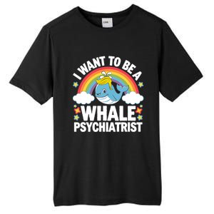 I Want To Be A Whale Psychiatrist Funny Political 2024 Tall Fusion ChromaSoft Performance T-Shirt