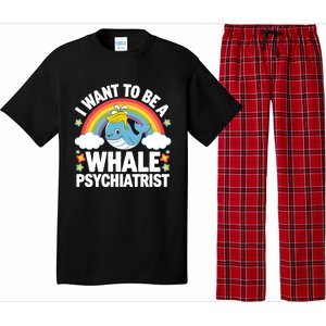 I Want To Be A Whale Psychiatrist Funny Political 2024 Pajama Set