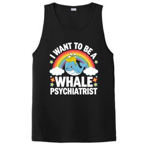 I Want To Be A Whale Psychiatrist Funny Political 2024 PosiCharge Competitor Tank