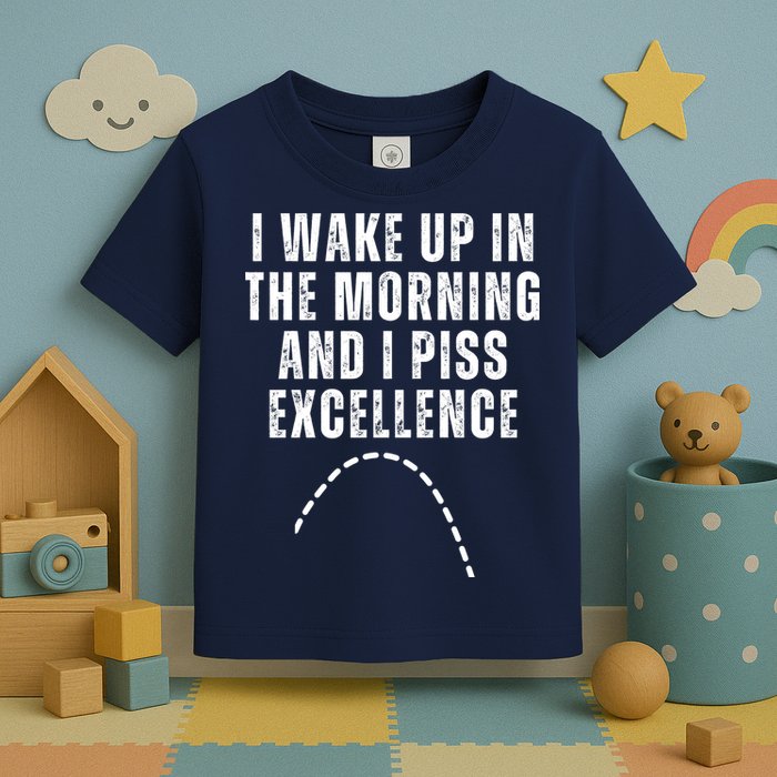 I Wake Up In The Morning And I Piss Excellence Toddler T-Shirt