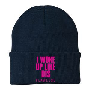 I Woke Up Like Dis Funny Knit Cap Winter Beanie