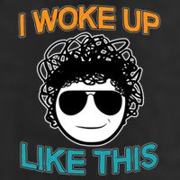 I Woke Up Like This Funny Emoji Smile Cool Face Hat