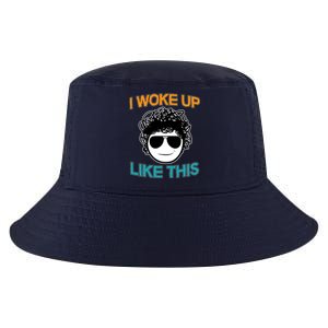 I Woke Up Like This Funny Emoji Smile Cool Face Cool Comfort Performance Bucket Hat