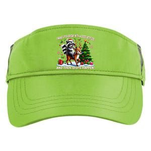 I Wake Up With A Good Attitude…Then Idiots Happen Raccoon Adult Drive Performance Visor