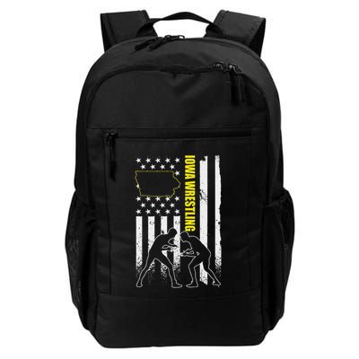 Iowa Wrestling Usa Flag Apparel American Flag Iowa Wrestler Backpack