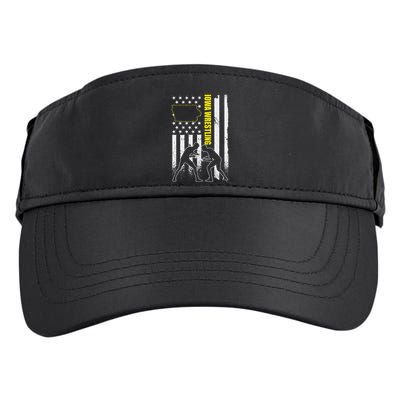 Iowa Wrestling Usa Flag Apparel American Flag Iowa Wrestler Adult Drive Performance Visor