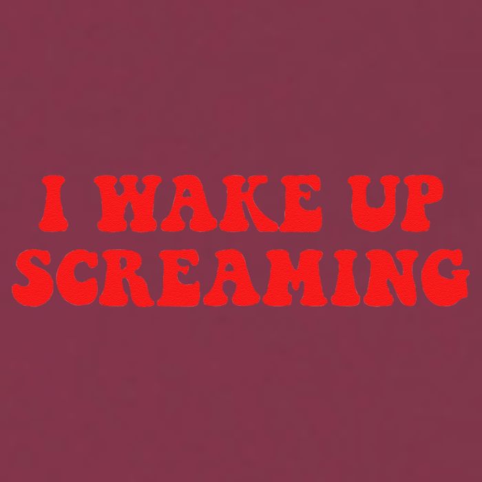 I Wake Up Screaming Funny Apparel 16oz Travel Tumbler