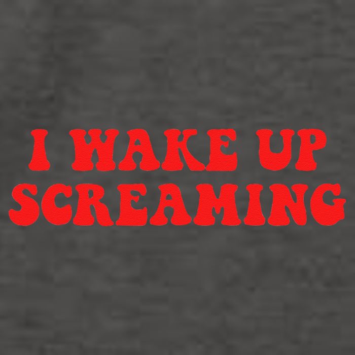 I Wake Up Screaming Funny Apparel Vector Backpack