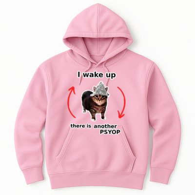 I Wake Up There Is Another Psyop Tin Foil Hat Cat Meme Hoodie