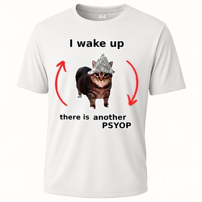 I Wake Up There Is Another Psyop Tin Foil Hat Cat Meme Performance Shirt
