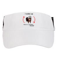 I Wake Up There Is Another Psyop Tin Foil Hat Cat Meme Adult Drive Performance Visor