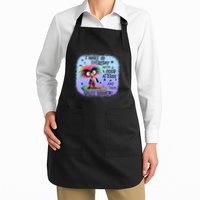 I Wake Up Everyday With A Good Attitude Then Idiots Happen Apron
