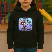 I Wake Up Everyday With A Good Attitude Then Idiots Happen Kids Hoodie