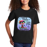 I Wake Up Everyday With A Good Attitude Then Idiots Happen Kids T-Shirt