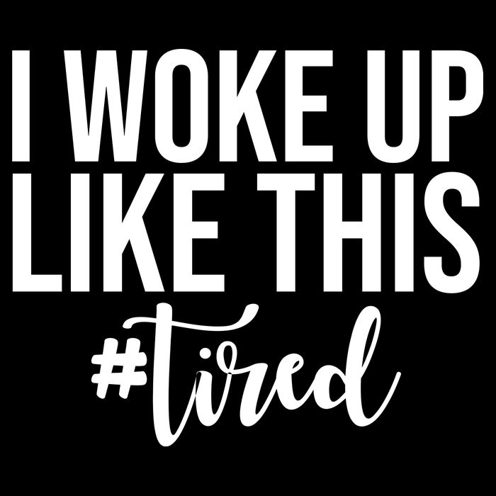 I Woke Up Like This Tired Funny Impact Tech Backpack