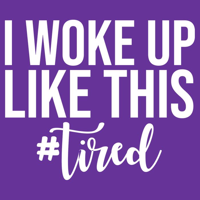 I Woke Up Like This Tired Funny Cooling Performance Crew T-Shirt