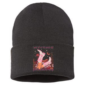 I Woke Up On The Wrong Side Of The Truck Bed Funny Sustainable Knit Beanie