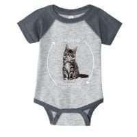 I Wake Up I Engage In Tomfoolery Silly Cat Meme Maine Coon Infant Baby Jersey Bodysuit
