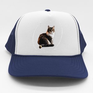 I Wake Up I Engage In Tomfoolery Silly Cat Meme Trucker Hat