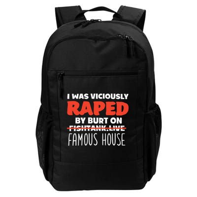 I Was Viciously Raped By Burt On Fishtank Live Famous House Daily Commute Backpack
