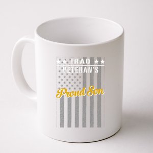 Iraq War Veteran Proud Son American Flag Great Gift Coffee Mug