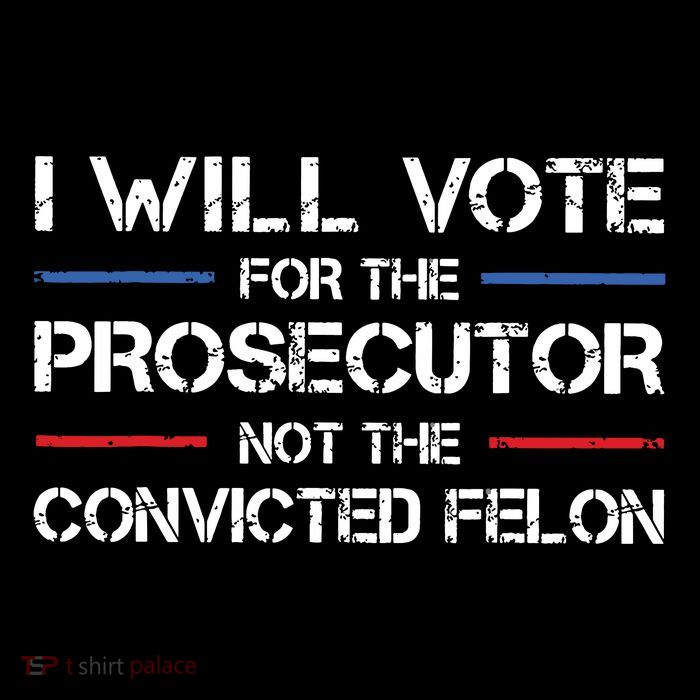 I Will Vote For The Prosecutor Not The Convicted Felon Toddler Hoodie