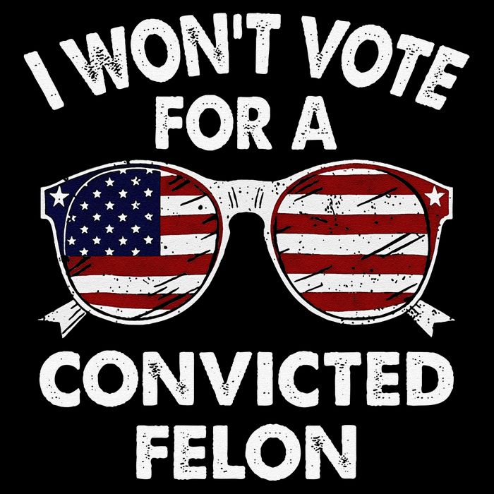 I WonT Vote For A Convicted Felon Full-Length Apron With Pockets