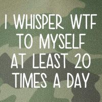 I Whisper Wtf To Myself At Least 20 Times A Day Funny Legacy Tie Dye Trucker Hat