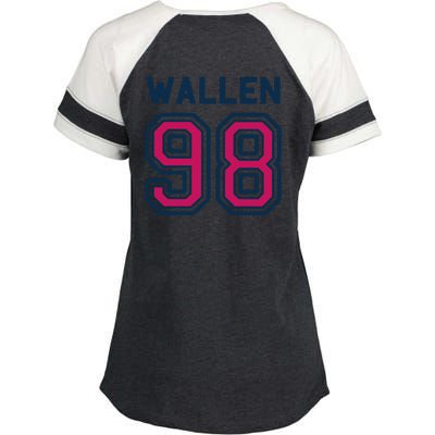 If We Were A Team, Love Was A Game Enza Ladies Jersey Colorblock Tee