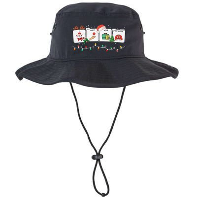 I Want Work All Done Sign Language Speech Aac Christmas Xmas Legacy Cool Fit Booney Bucket Hat