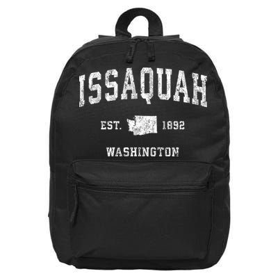 Issaquah Washington Wa Vintage Sports 16 in Basic Backpack