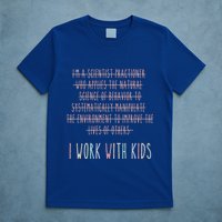 I Work With Behavior Analysis Bcba T-Shirt