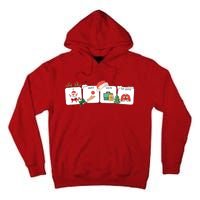 I Want Work All Done Funny Christmas Holiday Tall Hoodie