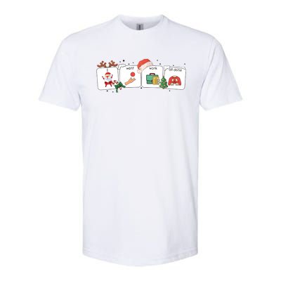 I Want Work All Done Funny Christmas Holiday Softstyle CVC T-Shirt