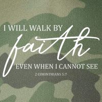 I Will Walk By Faith Even When I Cannot See Faith Christian Legacy Tie Dye Trucker Hat