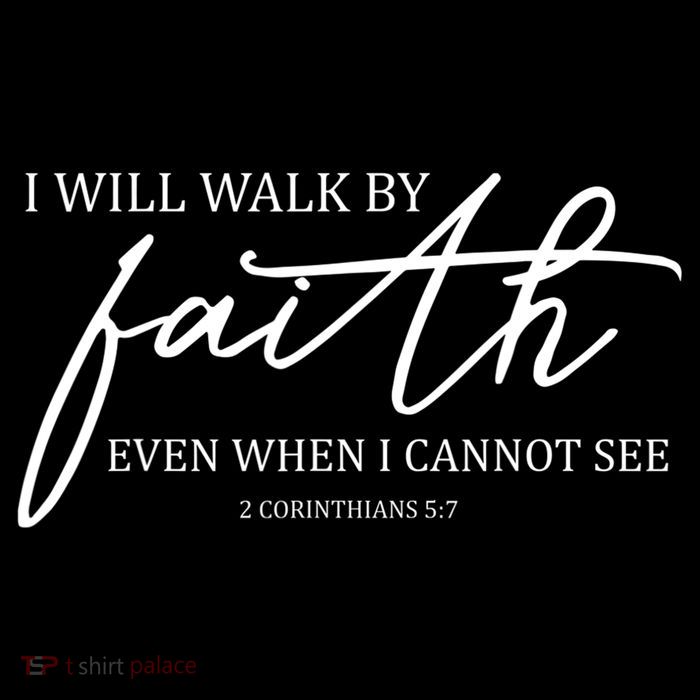 I Will Walk By Faith Even When I Cannot See Faith Christian Zip Tote Bag