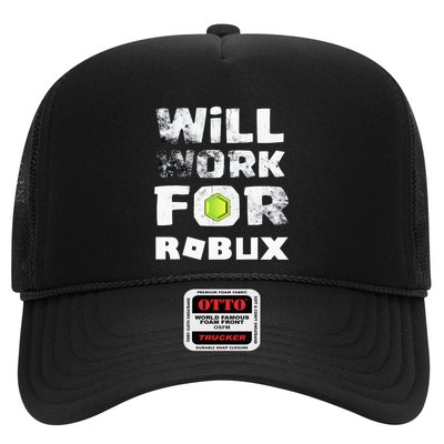 I Will Work For Robux Saying For The Blockchain And Token Trucker Hat