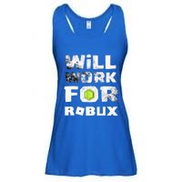 I Will Work For Robux Saying For The Blockchain And Token Ladies Essential Flowy Tank