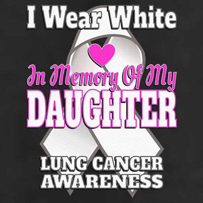 I Wear White In Memory Of My Daughter Lung Cancer Awareness Adult Drive Performance Visor