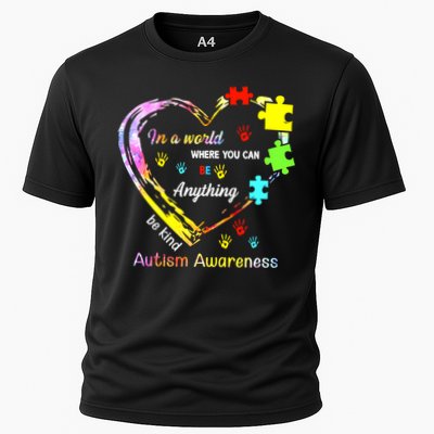 In World Where You Can Be Anything Be Kind Autism Awareness Great Gift Performance Shirt